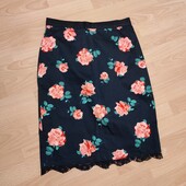 Стильна спідниця з трояндами, бавовна
