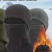 Флісова балаклава чорна, синя або сіра