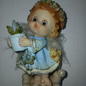 Статуэька Девочка с кактусом 12см