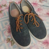 Нові стильні.модні макасини джинс.р 41 класснючі