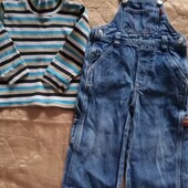 438 Джинсовий Комбез +водолазка