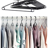 Набір плечіків- тремпелів Livarno Home Німеччина 10 шт чорні