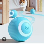 Іграшка для домашніх улюбленців.інтерактивний м'яч usb.в лоте голубой