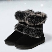 Шыкарные натуральные угги с опушкой для девочек 32-36 р..Готовимся к холодам!!!!