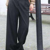 Штани з комбінованим еластичним поясом zara