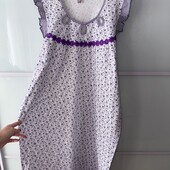 нічна бавовняна сорочка. Бавовна. Хлопок