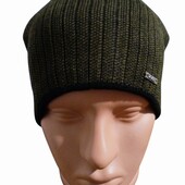 Стильная мужская шапка с пряжкой и кнопкой. Тёмно-синий и хаки в наличии.