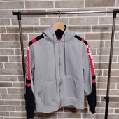 Тепла флісова кофта з капішоном на підлітка