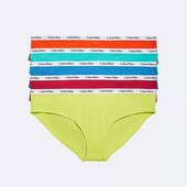 Бавовняні бікіні з логотипом Calvin Klein plus size, в лоті 1 шт труси p 1X