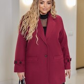 Пальто кашемір 48-58р кольори