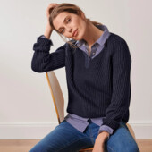 ♕ Светр масивної в'язки з вовною Tchibo (Німеччина) розмір наш 50-52(44/46 євро)