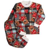 Піжама дитяча футер з начосом 92-134 кольори