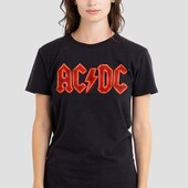 Бавовняна футболка з принтом рок мерч від ac&dc розмір М