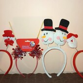 ❣️Новорічні обідки/обручи. 4 шт.❣️