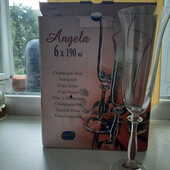 6 шикарних нових бокалів для шампусіка