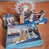 Конструктор 3D пазл City line London 107 дет