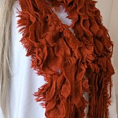 Шарфик цвет кирпичный