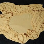 Трикотажна, щільна простинь/простирадло160х200х43см.