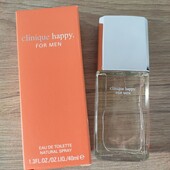 нові, в слюді. Чоловіча туалетна вода Clinique Happy