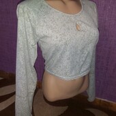 Жіночий кроп лонгслив Gymshark Fleur Texture оригінал р. Xl