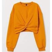 ♕ Стильний жіночий джемпер з м'якого футера від H&M (Німеччина), розмір S