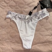 Жіночі високі труси-стрінги Acousma, білі S