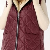 Батал Шикарнейшая женская зимняя жилетка 60/62р.