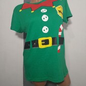 Футболка новорічний принт.Стан ідеал