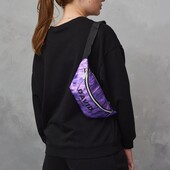 Бананка (косметичка, сумочка) лакована David Jones фіолетова