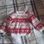 Новорічний світерок для дівчинки