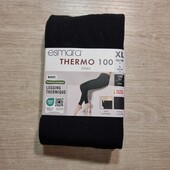 Есмара! Жіночі термолосіни, утеплені жіночі легінси! 100 ден, чорні! 44/46 євро 50/52 наш! Лот 9