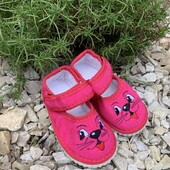 Текстильні капці р18-24 для дівчинки, розмір на вибір