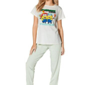 Піжама (футболка+ штани) жіноча esmara із бавовни розмір xs