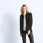 Сорочка тепла з фланелі оверайз, жіночий піджак від Esmara розмір 38