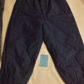 зимові/демі теплі брюки на 116-122см. Як нові