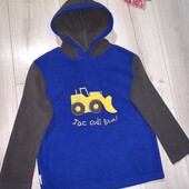 Флісова кофта з капюшоном.