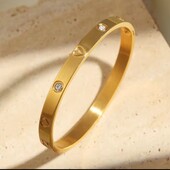 Жорсткий браслет stainless steel нержавіюча сталь 22