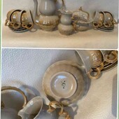 Фарфоровый кофейный сервиз на 6 персон (Полоне) СССР.