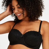 Арт.163 Бюстгальтер жіночий чорний від hunkemoller Євро розмір 70Е.