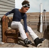 Лижні штани на флісі з просоченням evoPel, Tchibo (Німеччина) розмір 44 євро = 50-52