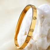 Жорсткий браслет stainless steel нержавіюча сталь 25