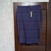 Розпродаж!!! Брендовая новая трикотажная юбка-карандаш р.10-12.