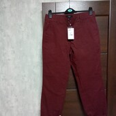 Розпродаж!!! Брендовые новые красивые коттоновые брючки р.12-14.
