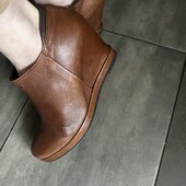 Деми ботинки со скрытой танкеткой из качественной мягусенькой натуральной кожи