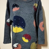 Светр в интересный принт р.46-54