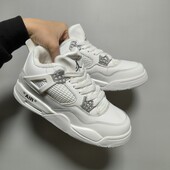 Nike Air Jordan 4 Retro White Fur ❄️