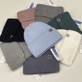 ♕ Тепла шапка з вовною, колір на вибір, розмір 55-59