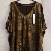 Жіноча трикотажна блузка відмінної якості р.52-56