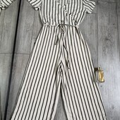 Розпродаж магазину! Класний комбінезон у смужку жата тканина