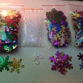 Набір сніжинок і наместин, 750шт